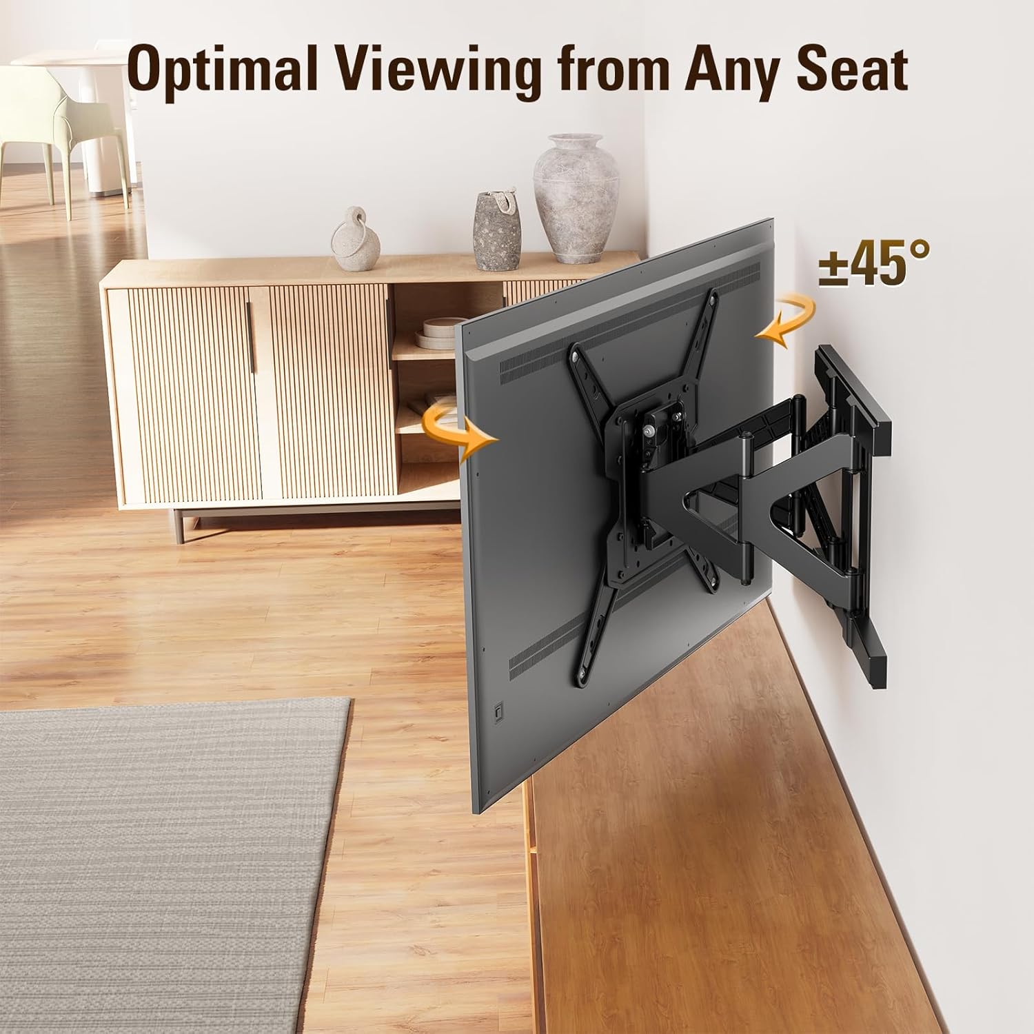 Detalle 1 de Mounting Dream Ultra Slim Full Motion TV Wall Mount