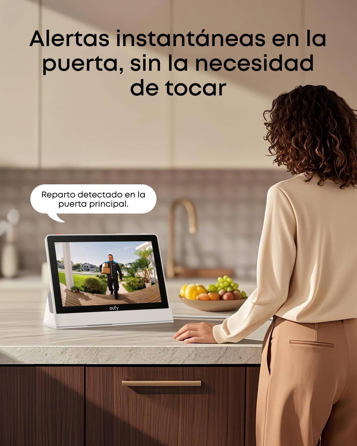 Detalle 1 de eufy Smart Display 8'' Control hogar
