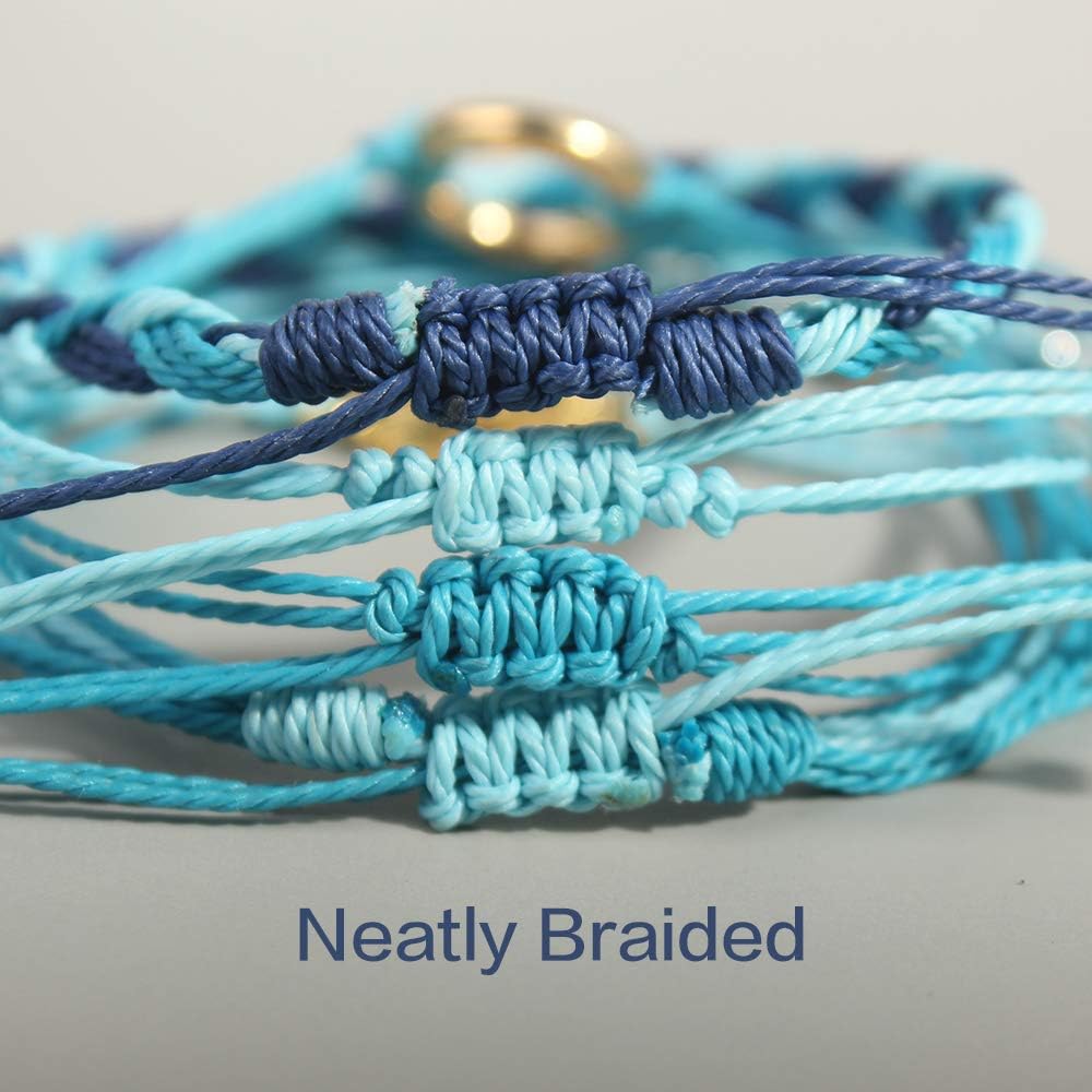 Detalle de Sunflower String Bracelets, Adjustable