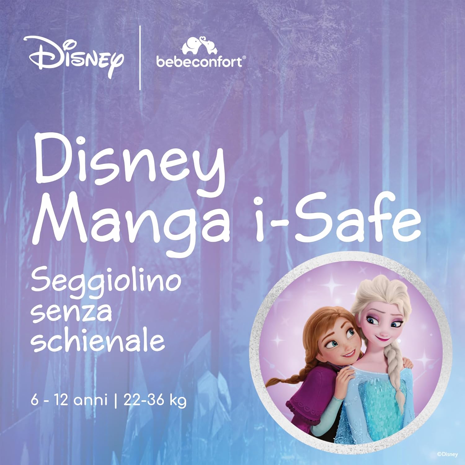 Thumbnail 1 de Bebeconfort Disney Manga i-Safe rialzo auto 6–12 anni Frozen 128–150 cm