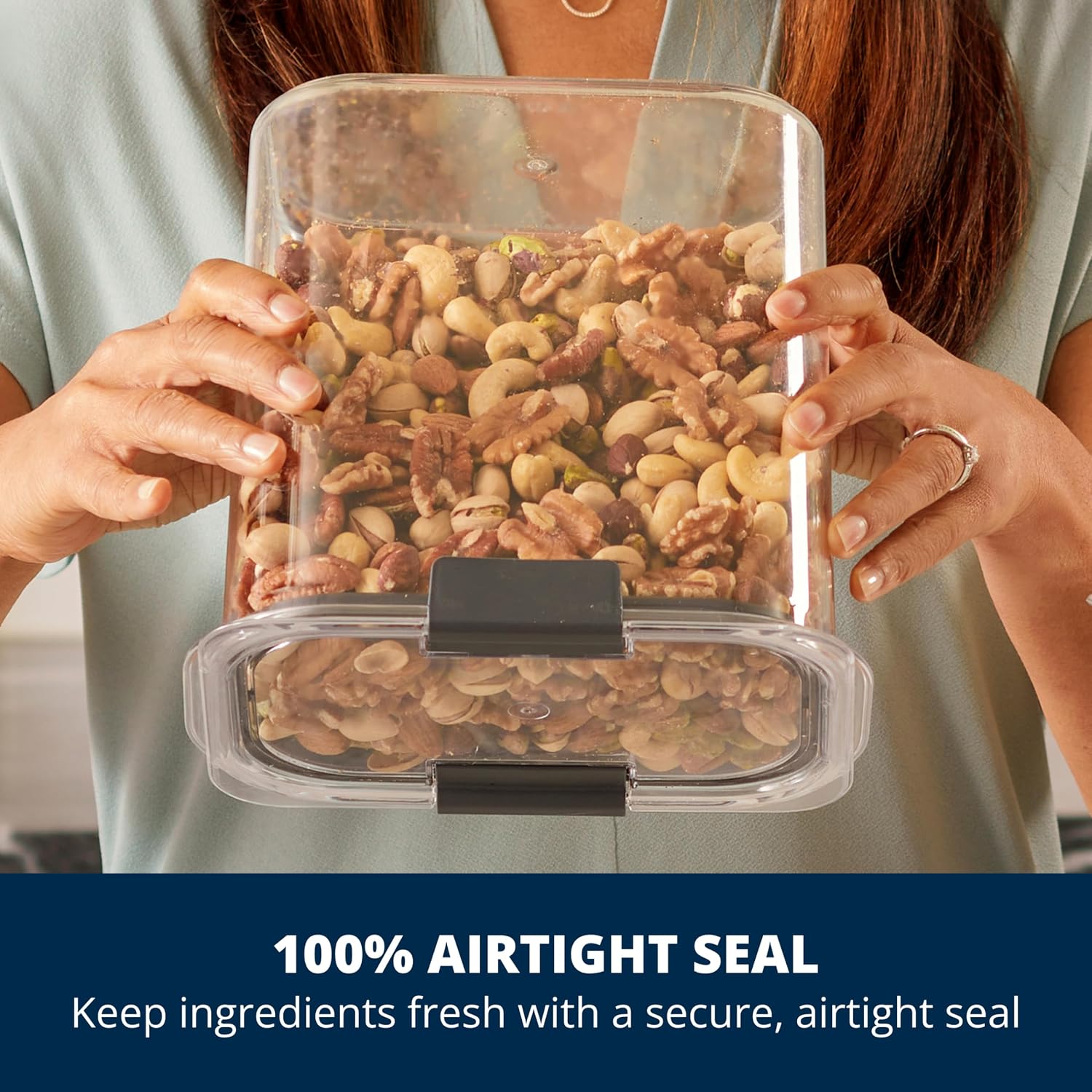Detalle de Rubbermaid Brilliance 16-Cup airtight storage