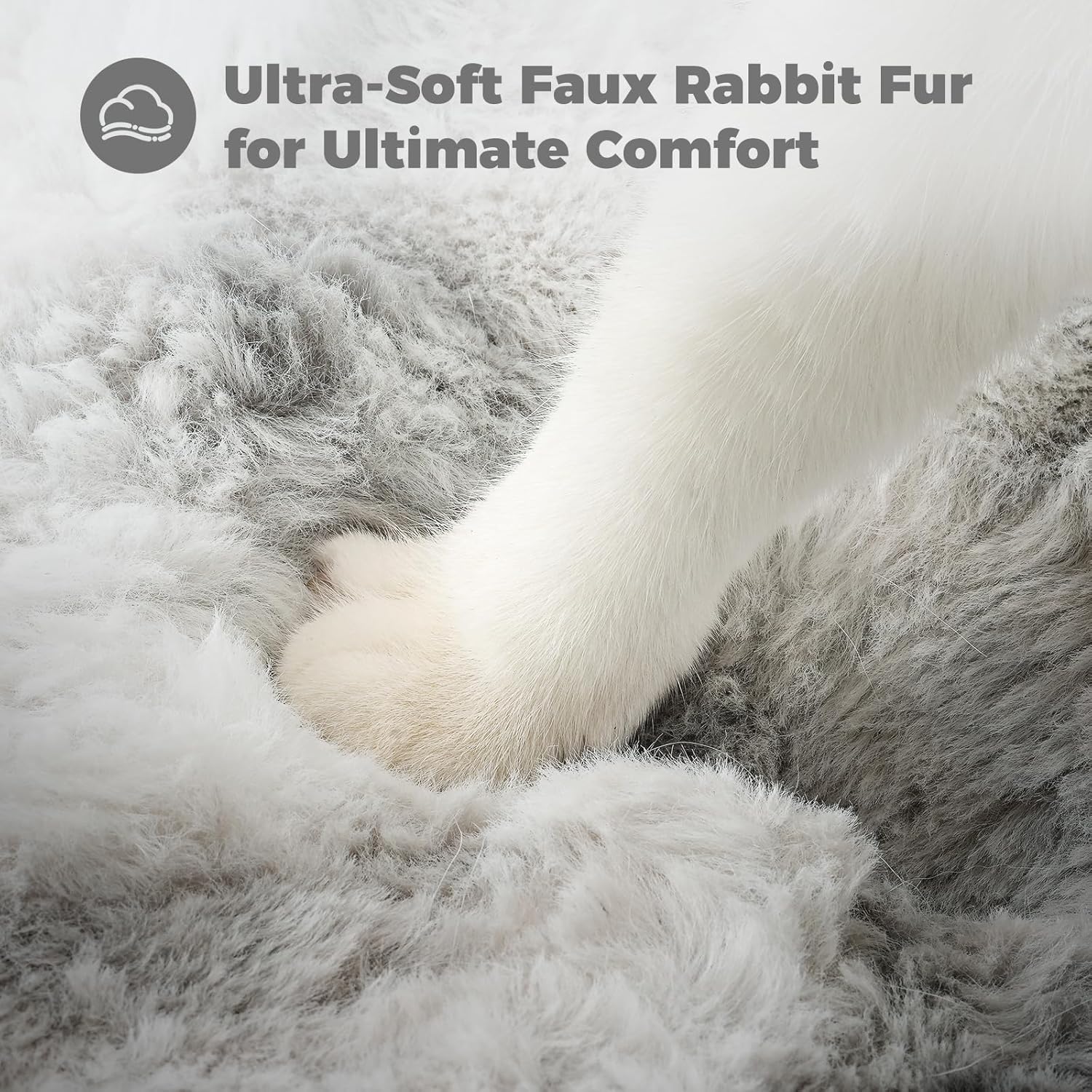Detalle de Avont Cat Bed Cave for Indoor Cats (Medium/Large) – Semi-Enclosed Comfort With Removable Washable Cushion