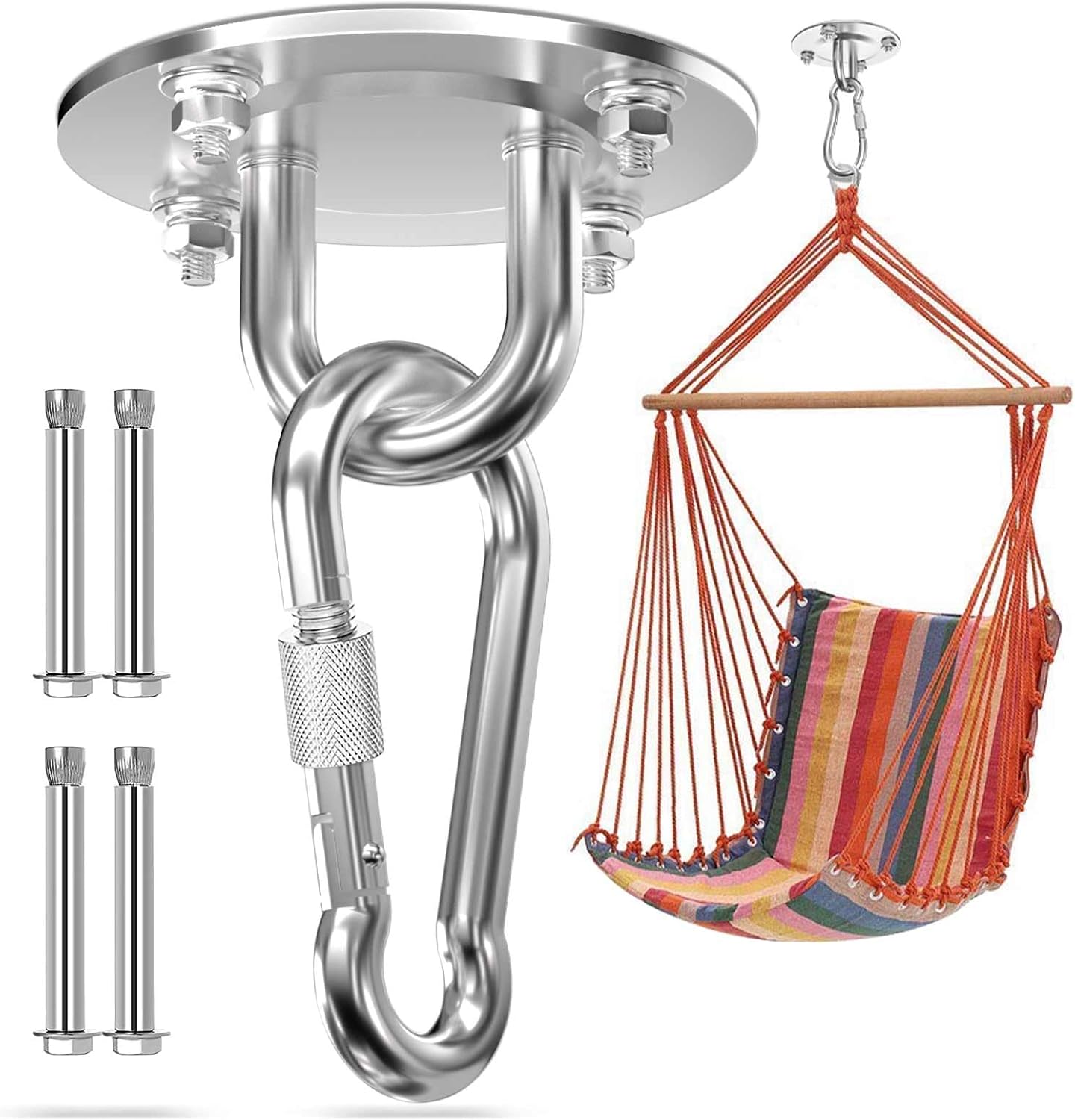 Detalle 2 de Kit de montaje para toldo vela Morzejar M6 (40 piezas) en acero inoxidable