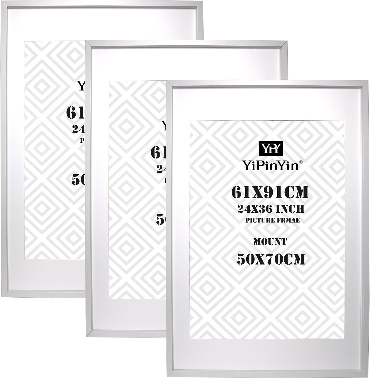 Thumbnail 6 de Natural Wood 5x5 Photo Frames Set