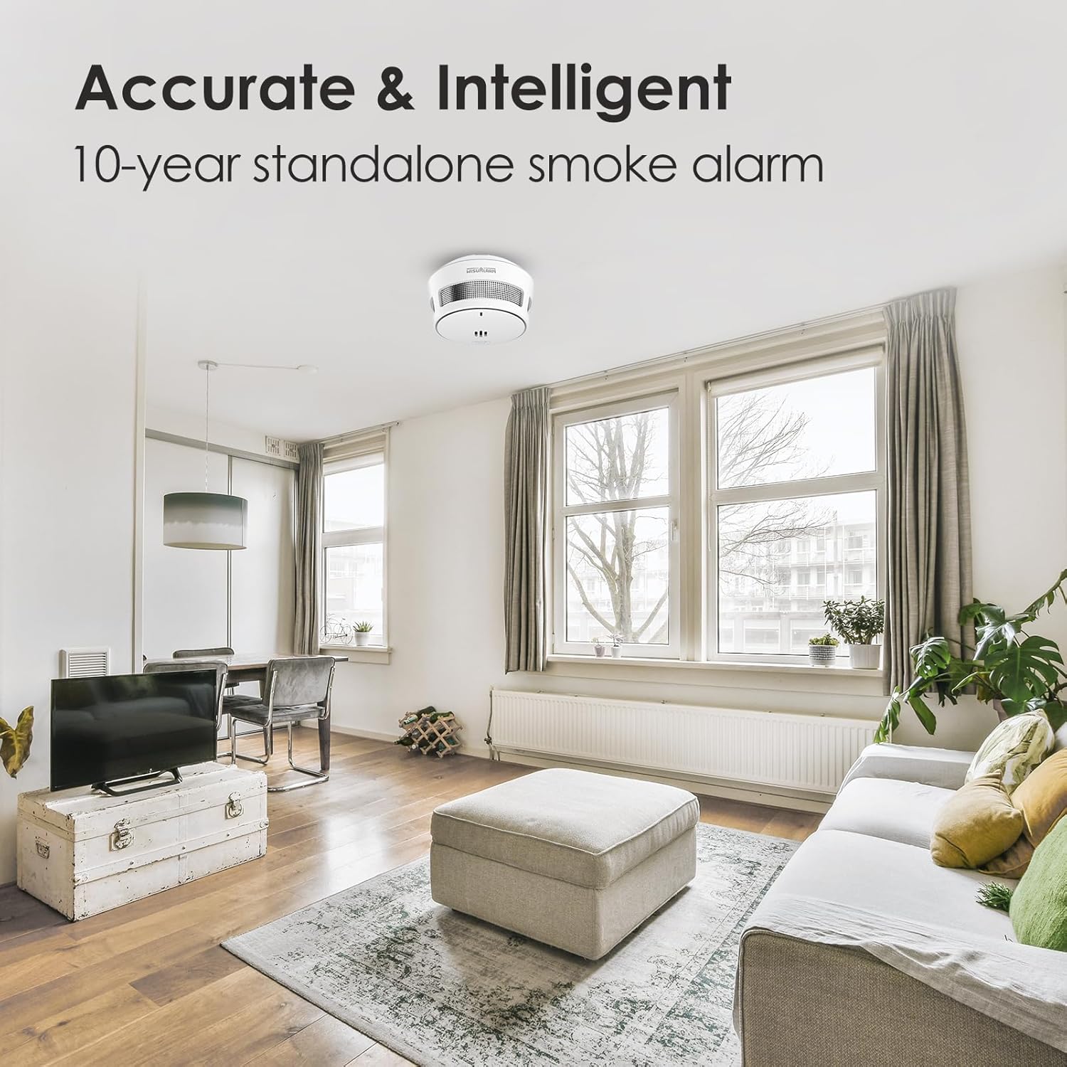 Thumbnail 1 de Smoke Alarm 10 Years Battery, EN14604 Certified