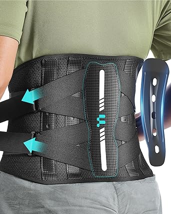Fitomo Faja Lumbar Hombre Mujer con Férulas de Fibra de Carbono 🦿