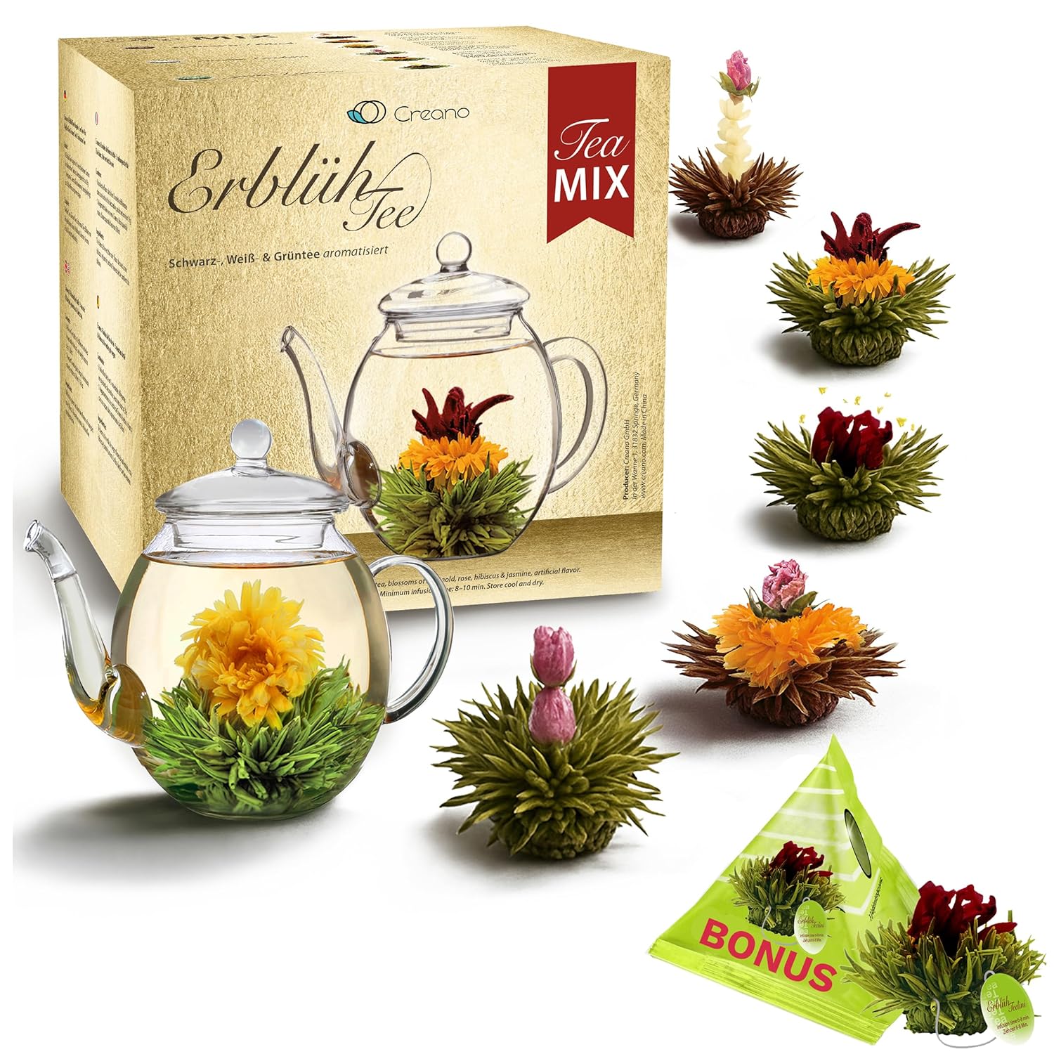 Detalle de Creano Erblühtee Geschenkset 500ml