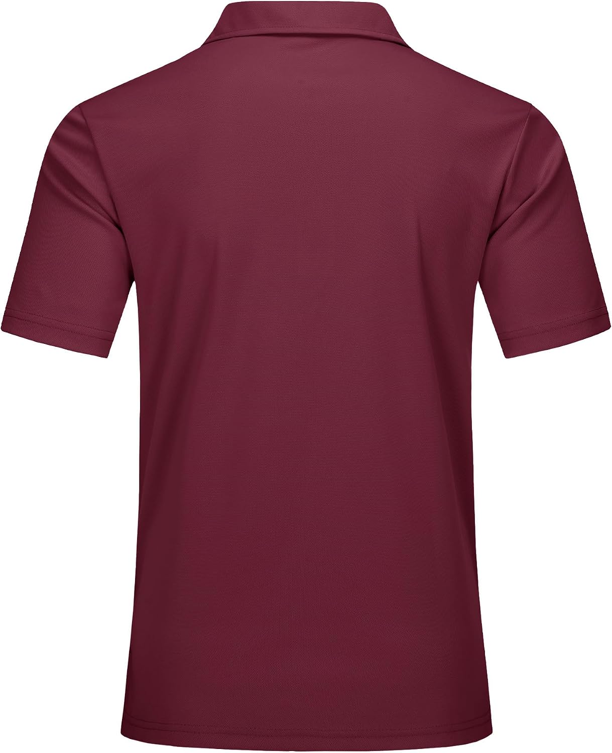 Detalle de TACVASEN Herren Poloshirt Kurzarm – schnell trocknend, atmungsaktiv für Golf, Tennis und Alltag