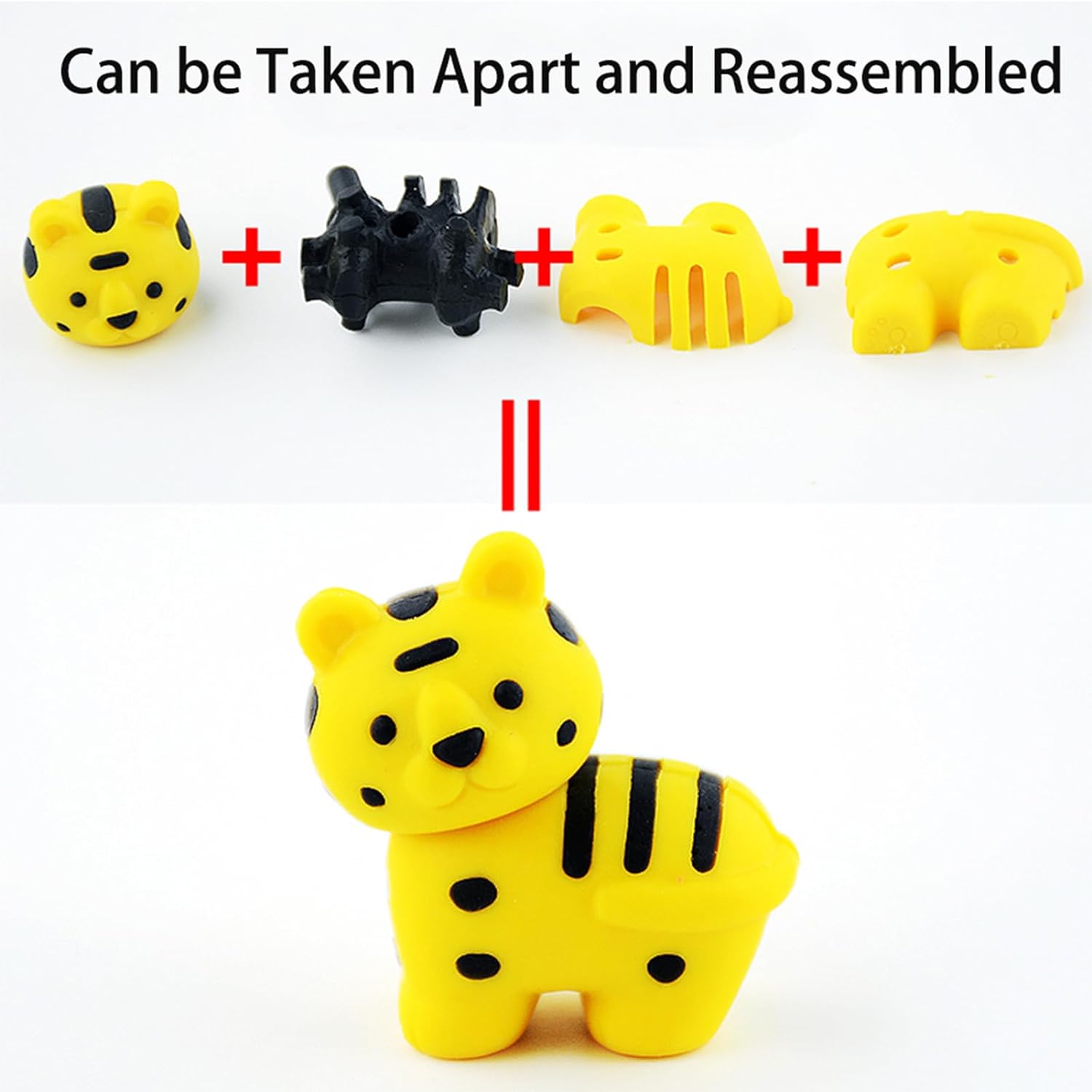 Detalle 2 de URSKYTOUS 60 Animal Erasers ✏