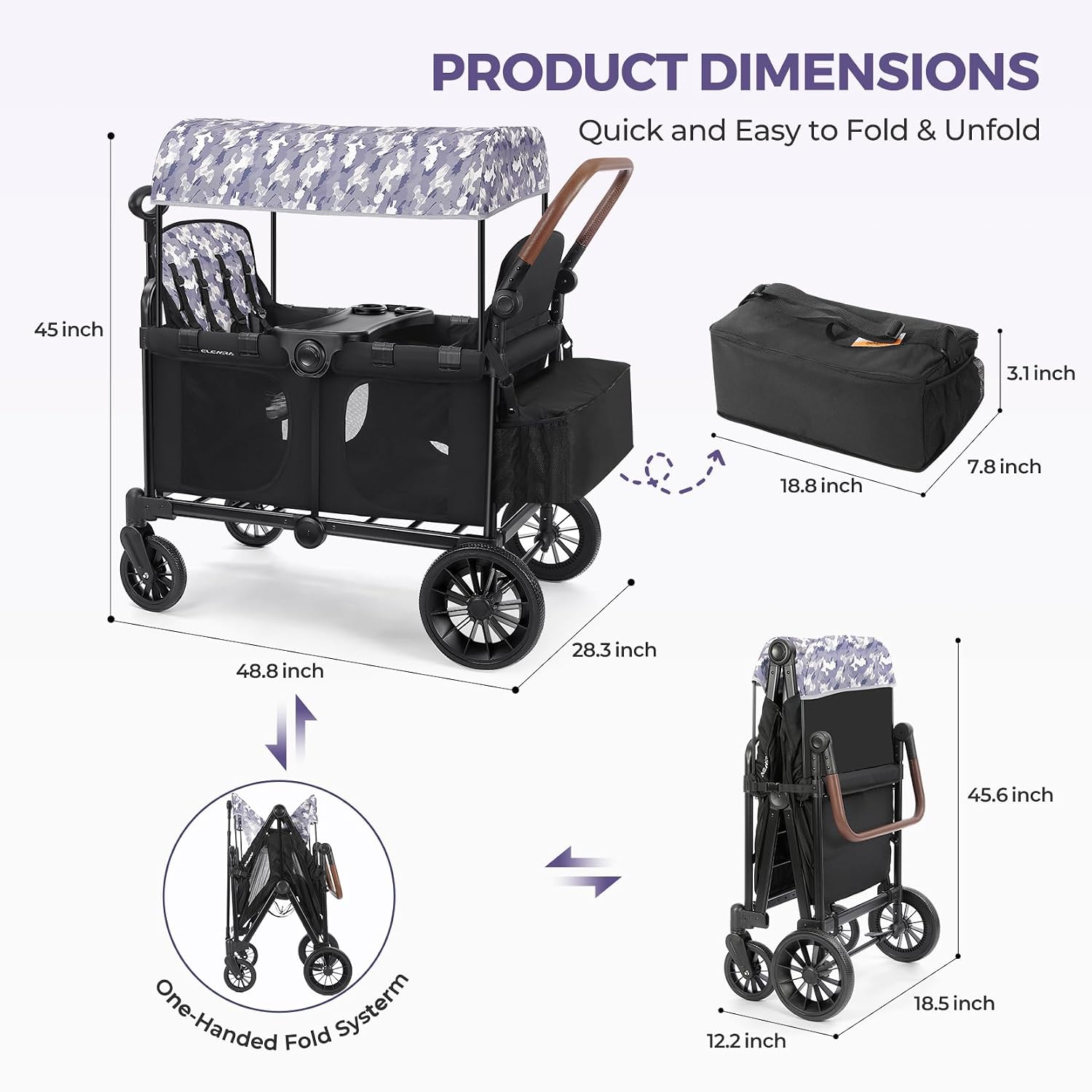 Detalle 2 de ELEMARA 4-seat stroller wagon