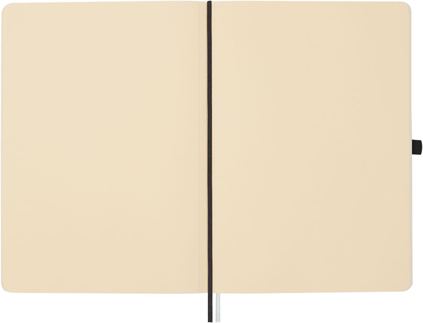 Thumbnail 3 de Finocam – Cahier Nexo Couverture Souple Uni Noir, A5 à Feuilles Microperforées (72 feuilles) avec pochette et passant pour stylo