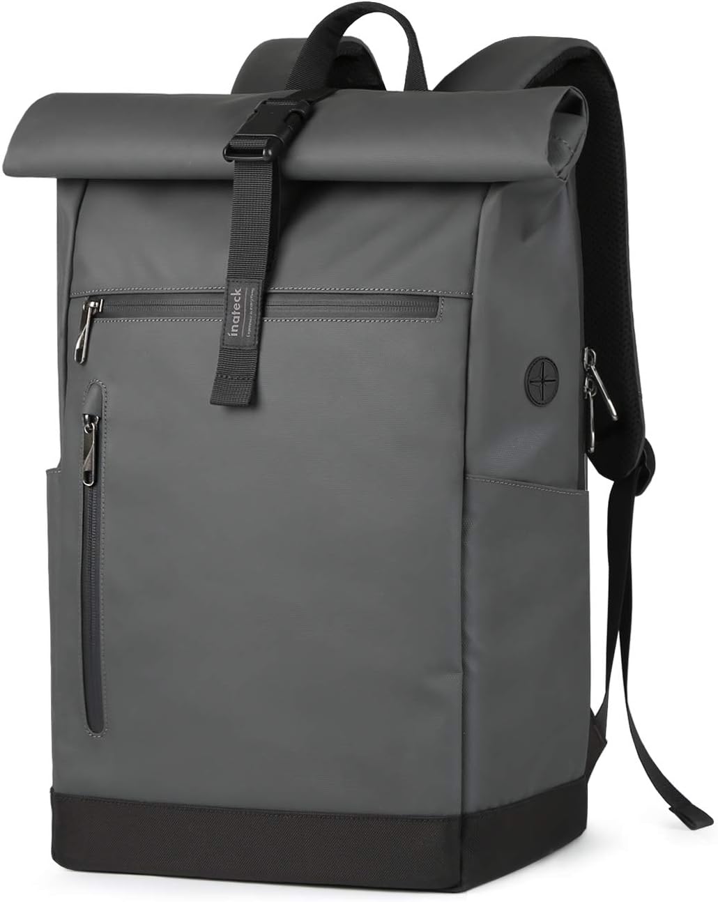 Detalle de Inateck RollTop Backpack (25L–30L) with 17 Inch laptop compartment – roll-top bicycle & commuting daypack