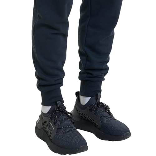 Thumbnail 6 de Under Armour Rival Fleece Joggers para hombre – Negro/Blanco, talla LG