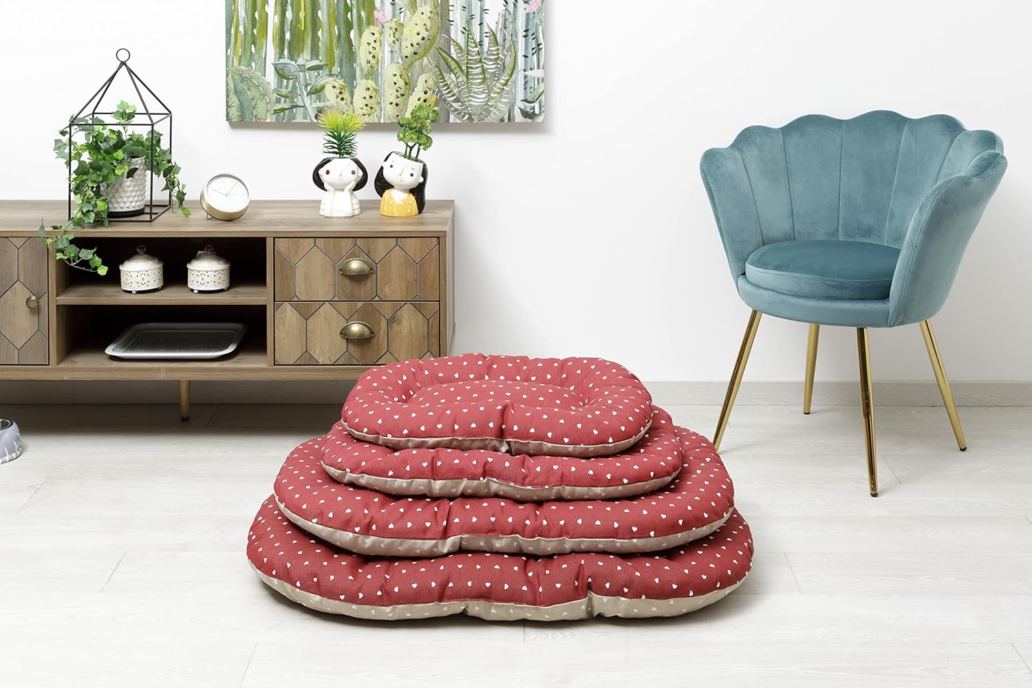 Detalle 1 de Baroni Home Cuscino ovale per cani 57x90