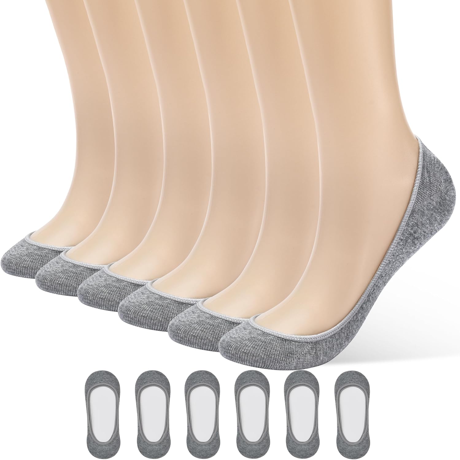 Detalle de ATBITER No-Show Socks Cotton-Polyester Blend