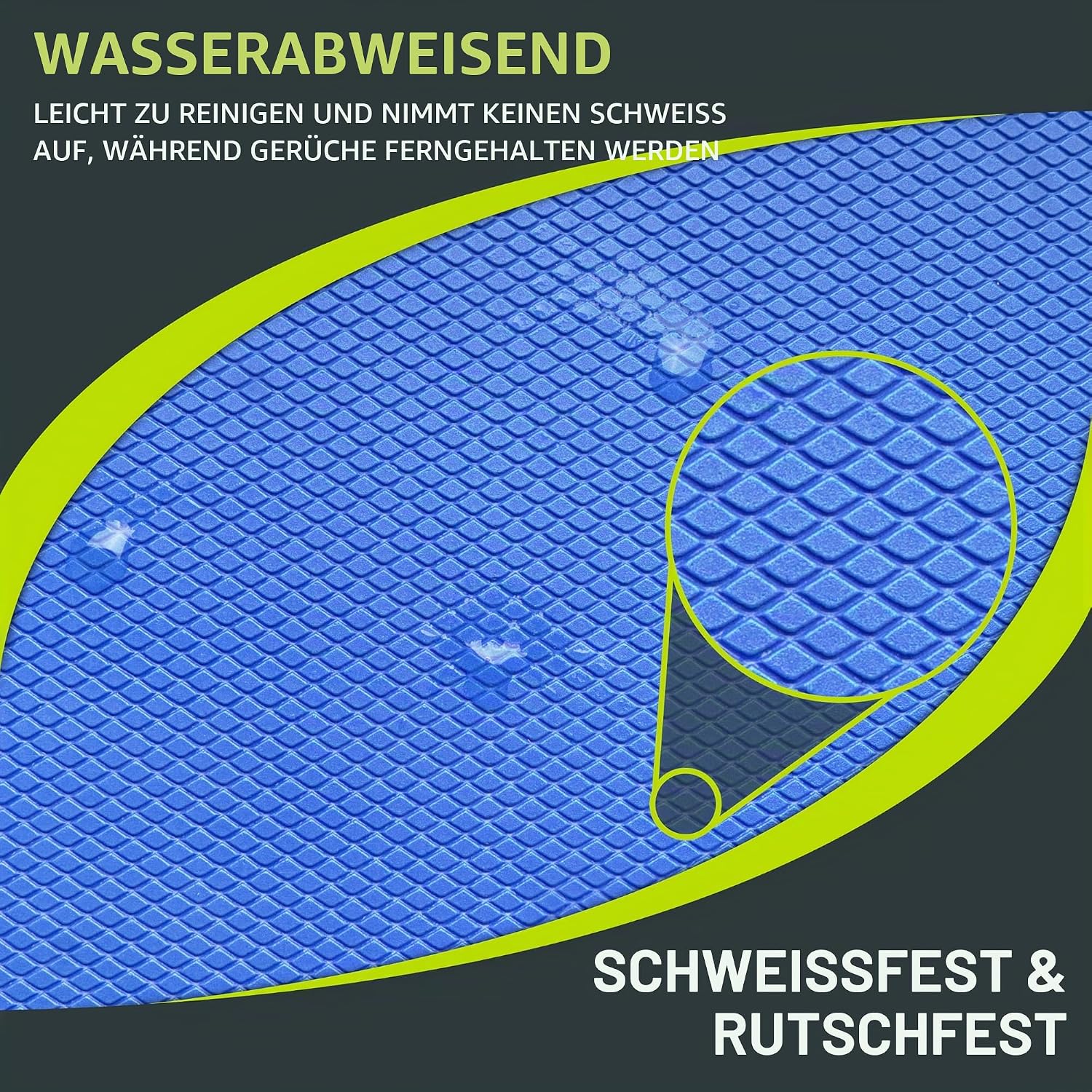 Thumbnail 3 de ProsourceFit Übung Balance Pad mit rutschfestem Schaumstoff & Knieschonern für Fitness, Yoga und Physiotherapie