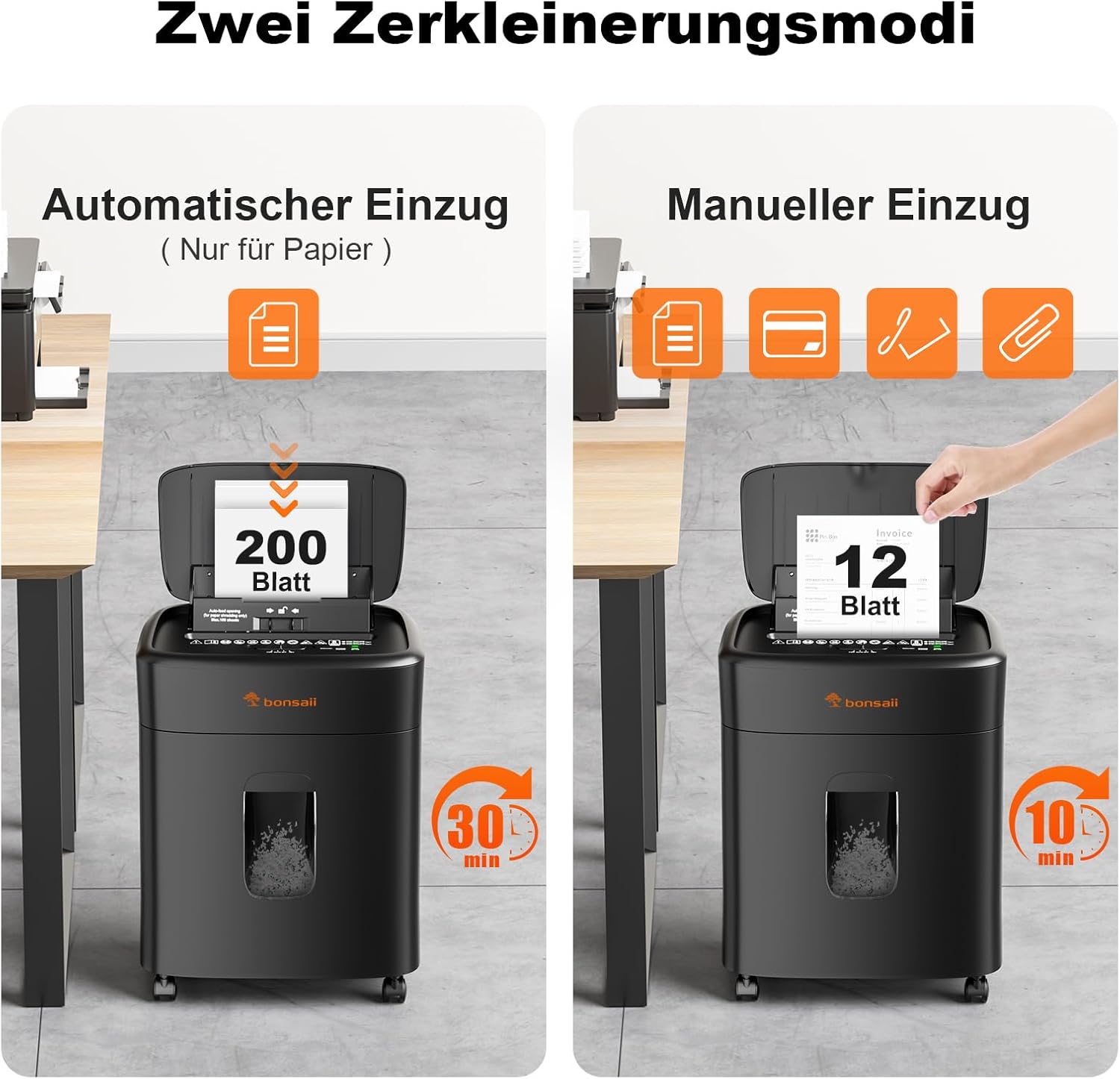 Thumbnail 1 de Bonsaii C231-D Aktenvernichter 16 L 🗄️