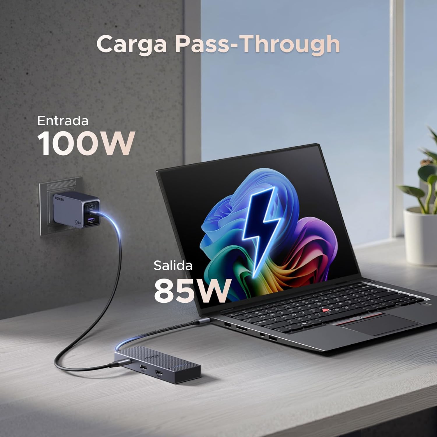 Thumbnail 4 de UGREEN Revodok Pro 207 Hub USB C 10Gbps 7 en 1