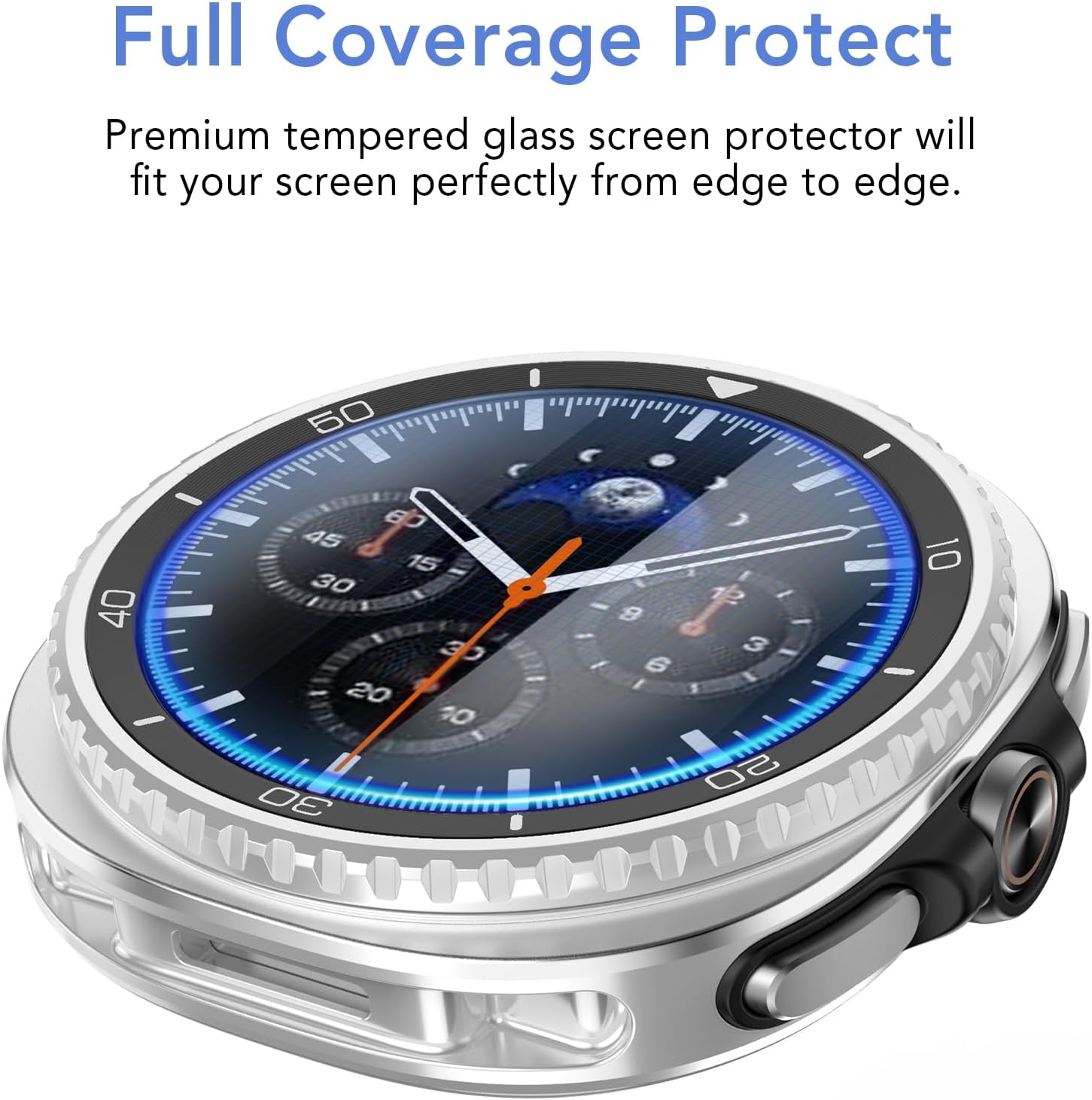 Detalle de SPGUARD 2 Pack Screen Protector for Samsung Galaxy Watch 8 Classic 46mm