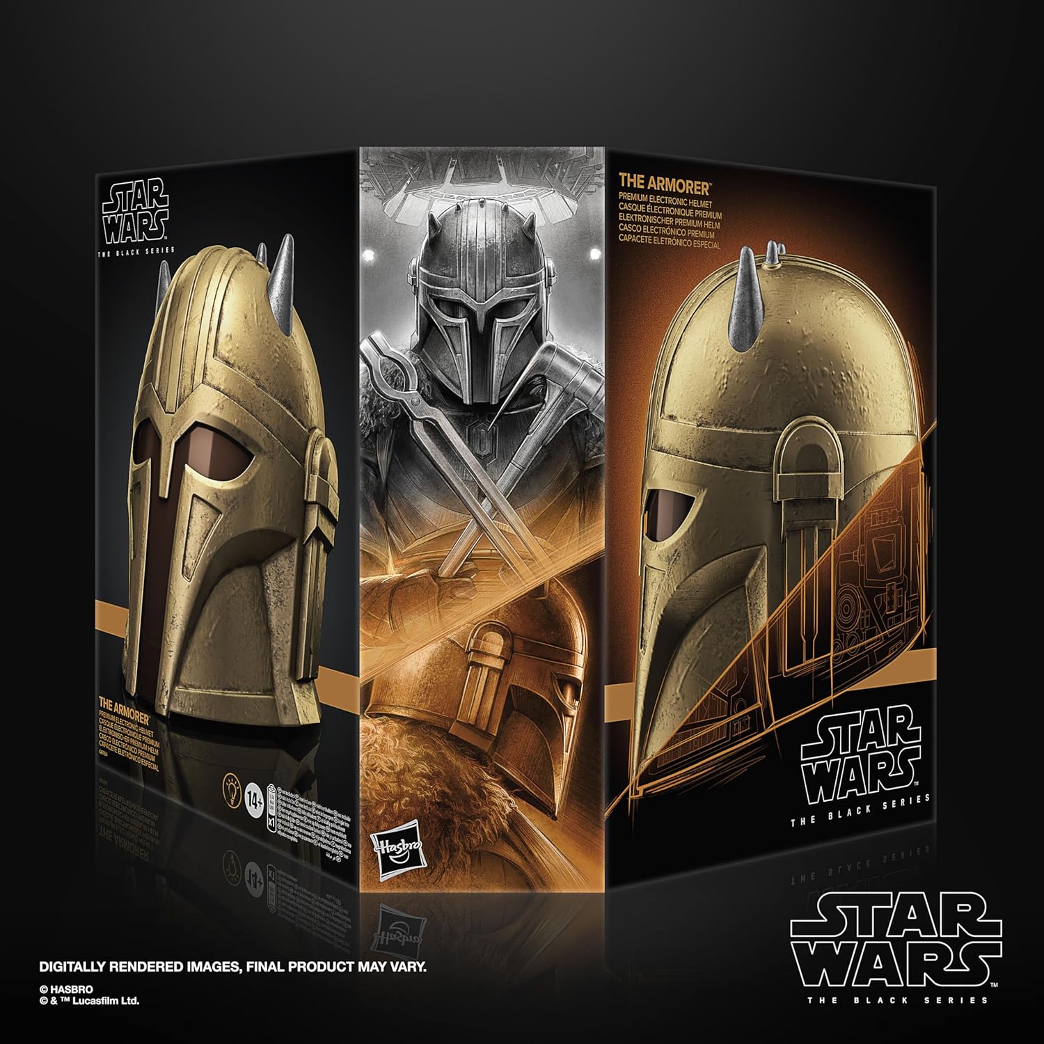 Thumbnail 1 de Star Wars The Black Series The Armorer :: Casque électronique premium, cosplay adulte