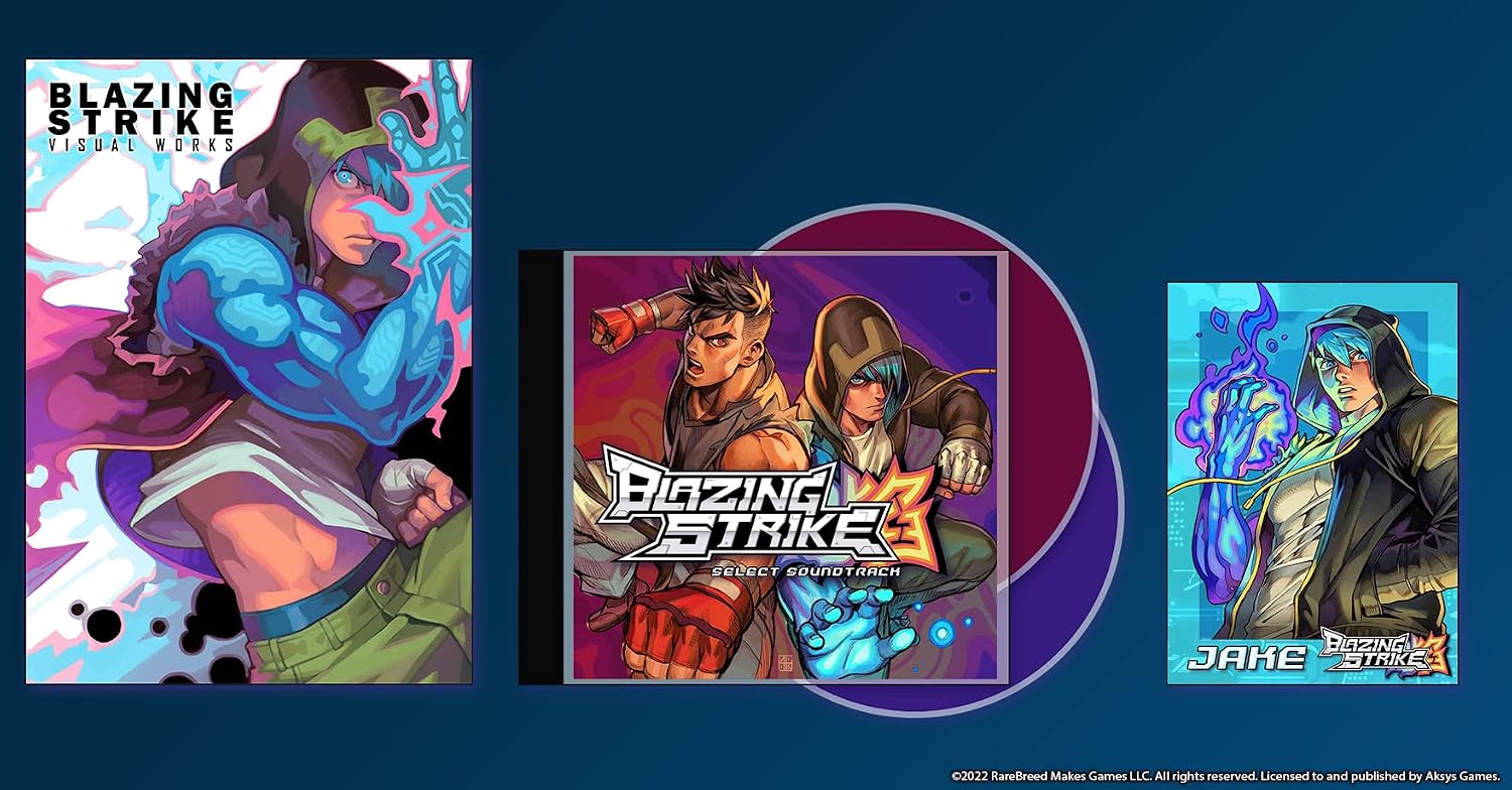 Detalle 2 de Blazing Strike PS4 Limited Edition 2D fighter
