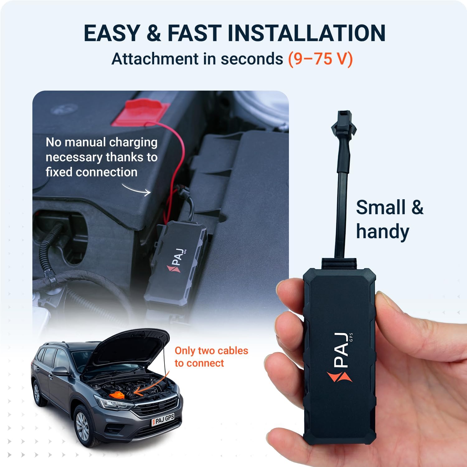 Detalle 2 de PAJ GPS VEHICLE Finder 4G MINI – GPS-spårare för fordon med realtidsspårning
