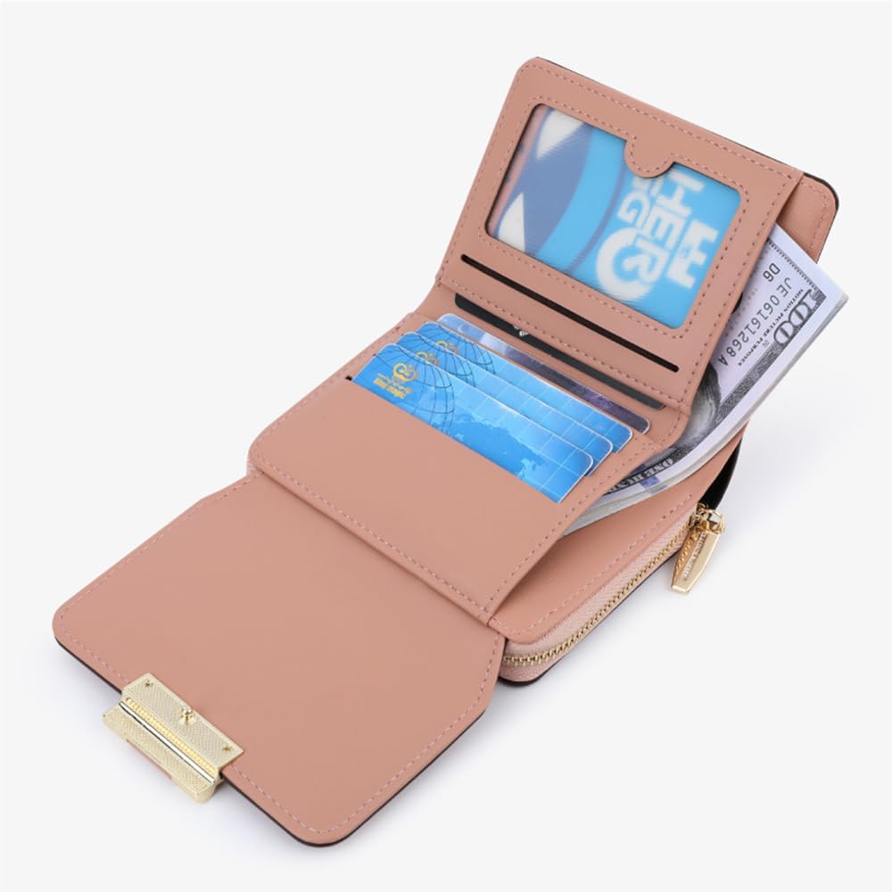 Detalle 2 de Vllcsla Women's Compact Bifold Wallet with Coin Pocket