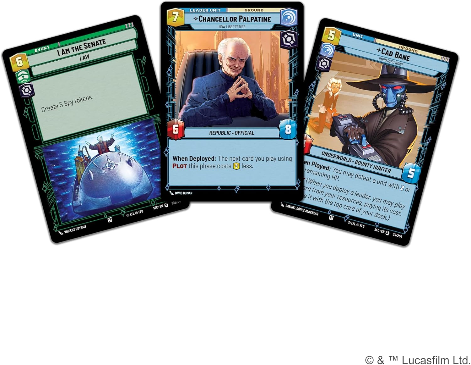 Thumbnail 4 de Star Wars: Unlimited TCG Chancellor Palpatine 50 cartas