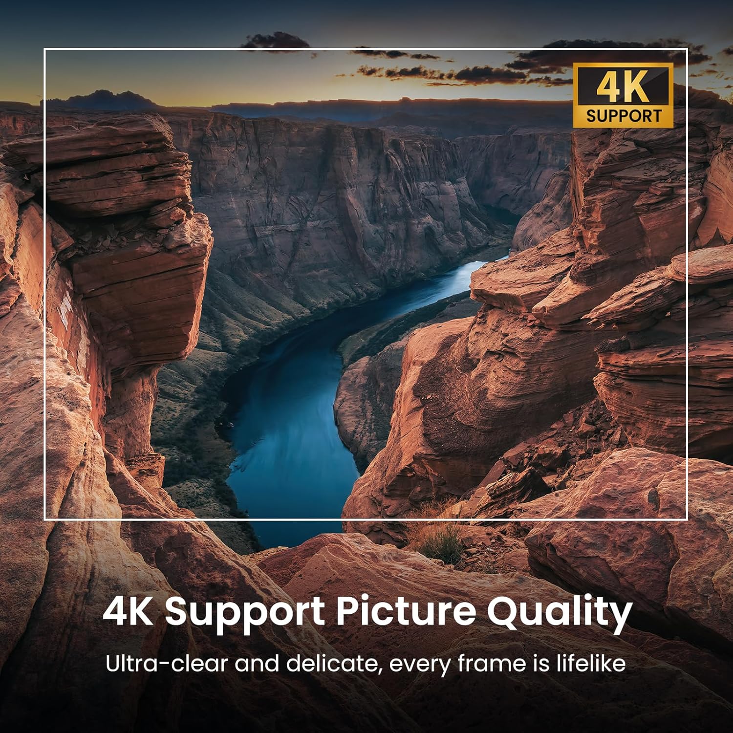 Thumbnail 3 de HAPPRUN Official Licensed Google TV 4K UHD Smart Projector (Dolby Sound, Wi‑Fi & Bluetooth)