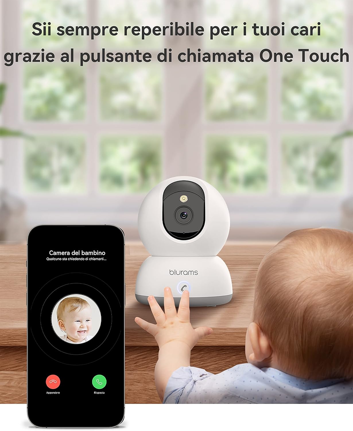 Thumbnail 2 de blurams Telecamera WiFi 2K