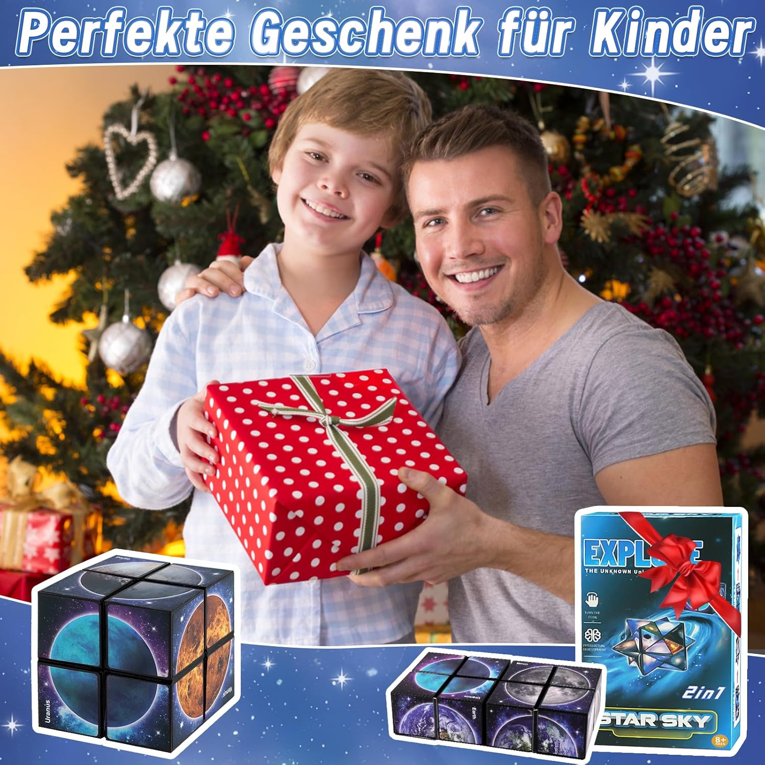 Thumbnail 6 de Infinity Cube Zauberwürfel 2‑in‑1 Spielzeug ab 6 Jahren