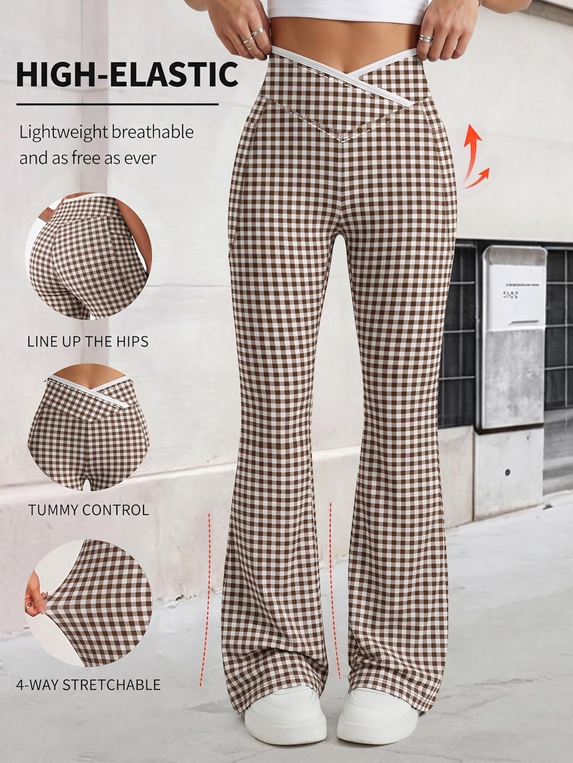 Thumbnail 3 de Yoga Pants Flare Leggings with Pockets