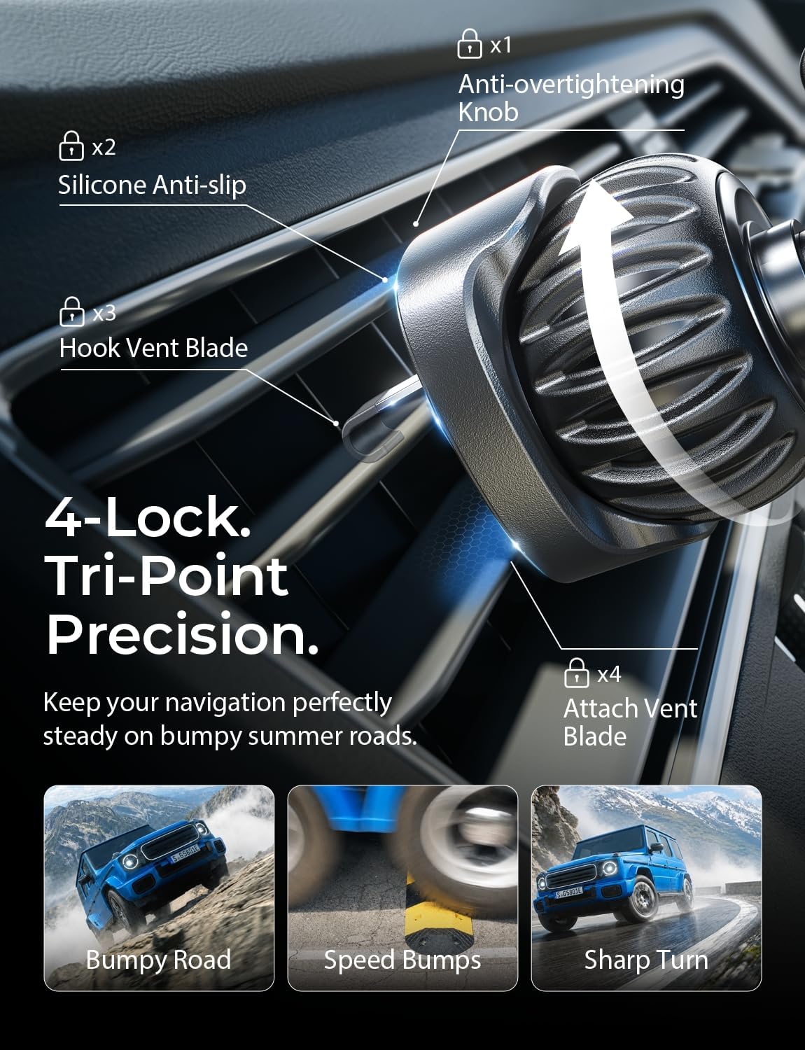 Thumbnail 4 de LISEN MagSafe Car Mount 2026 for iPhone