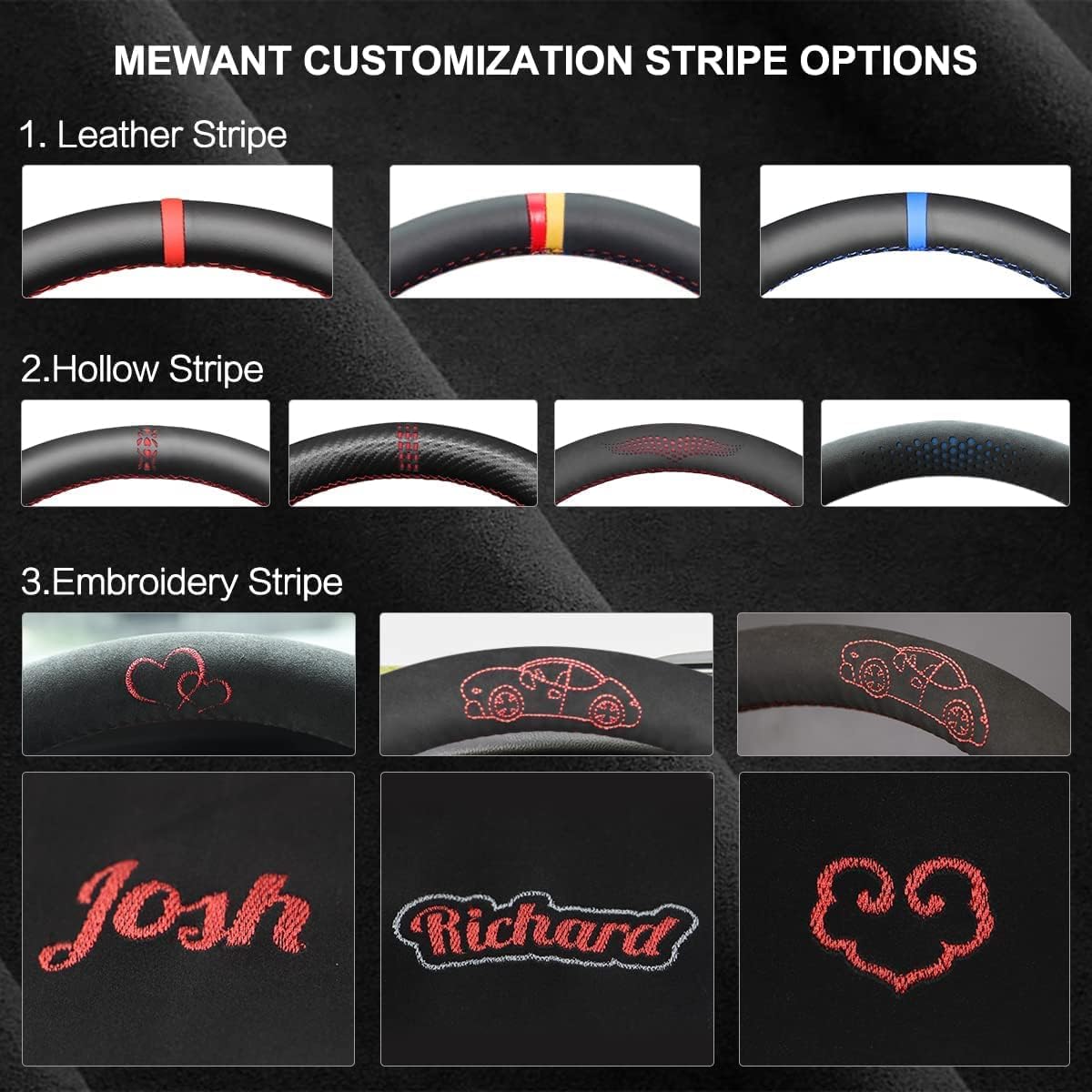 Detalle de MEWANT coprivolante cucito a mano per Alfa Romeo Giulietta (2010-2014) e MiTo (2009-2015)
