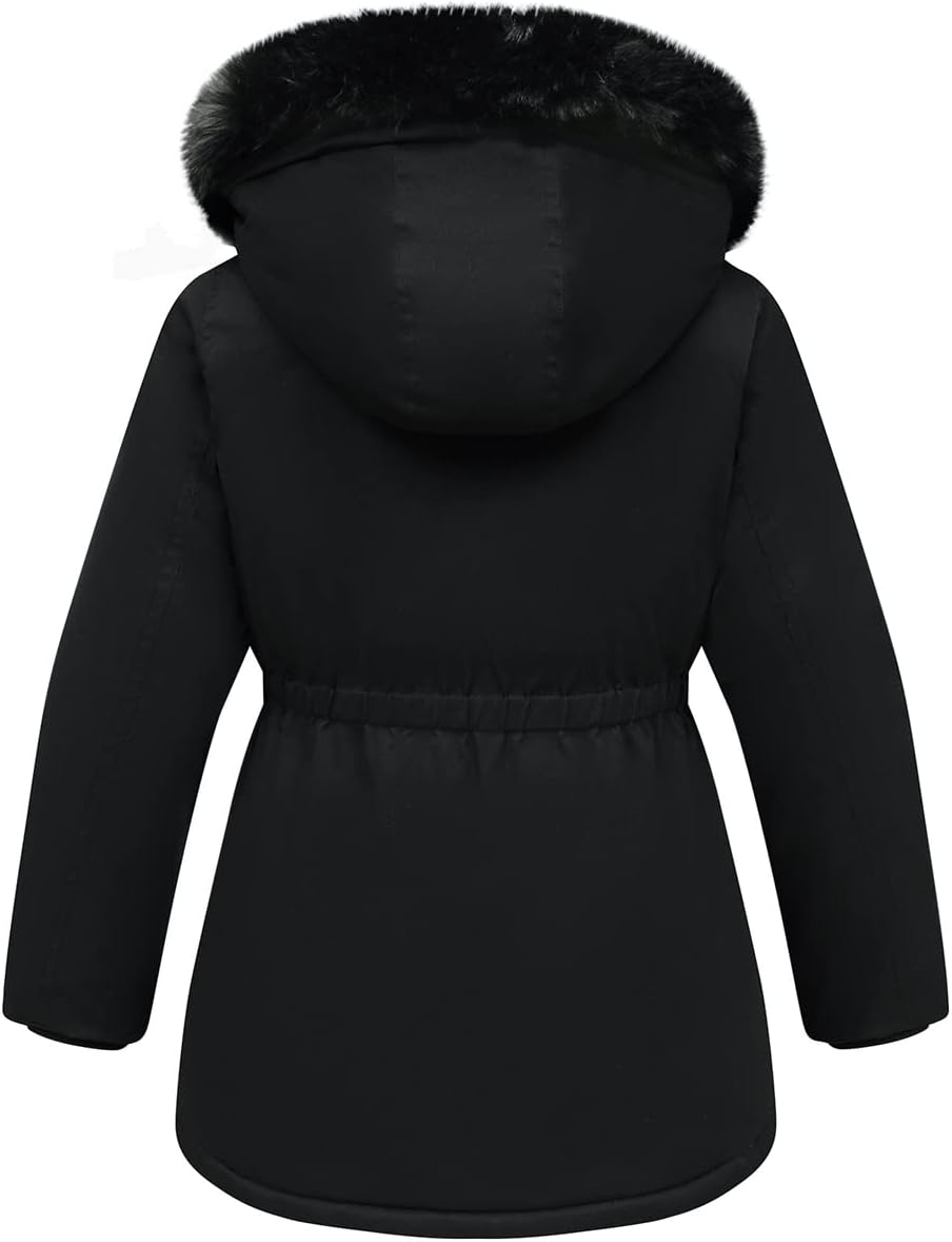 Detalle 2 de CICVSOC Girl's Long Waterproof Winter Coat 1️⃣