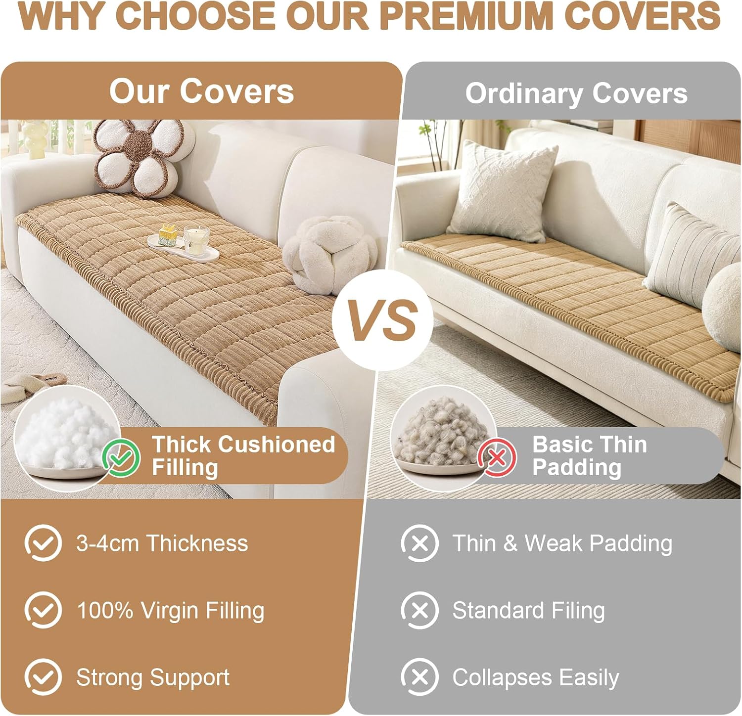 Thumbnail 6 de OstepDecor Couch Arm Covers 20"x24" 🛋