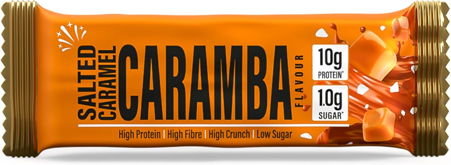 Detalle 2 de Big Little Bar – Barres protéinées Caramel Salé Caramba, 10 g de protéines, 0,9 g de sucre par barre