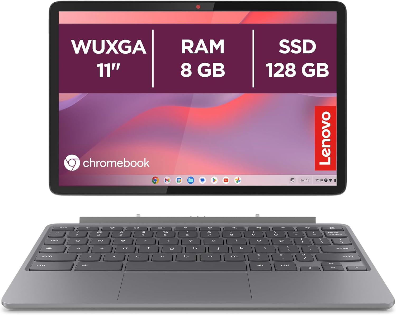 Detalle de Lenovo Chromebook Duet 11" 🌐 Convertible con Teclado y Pen