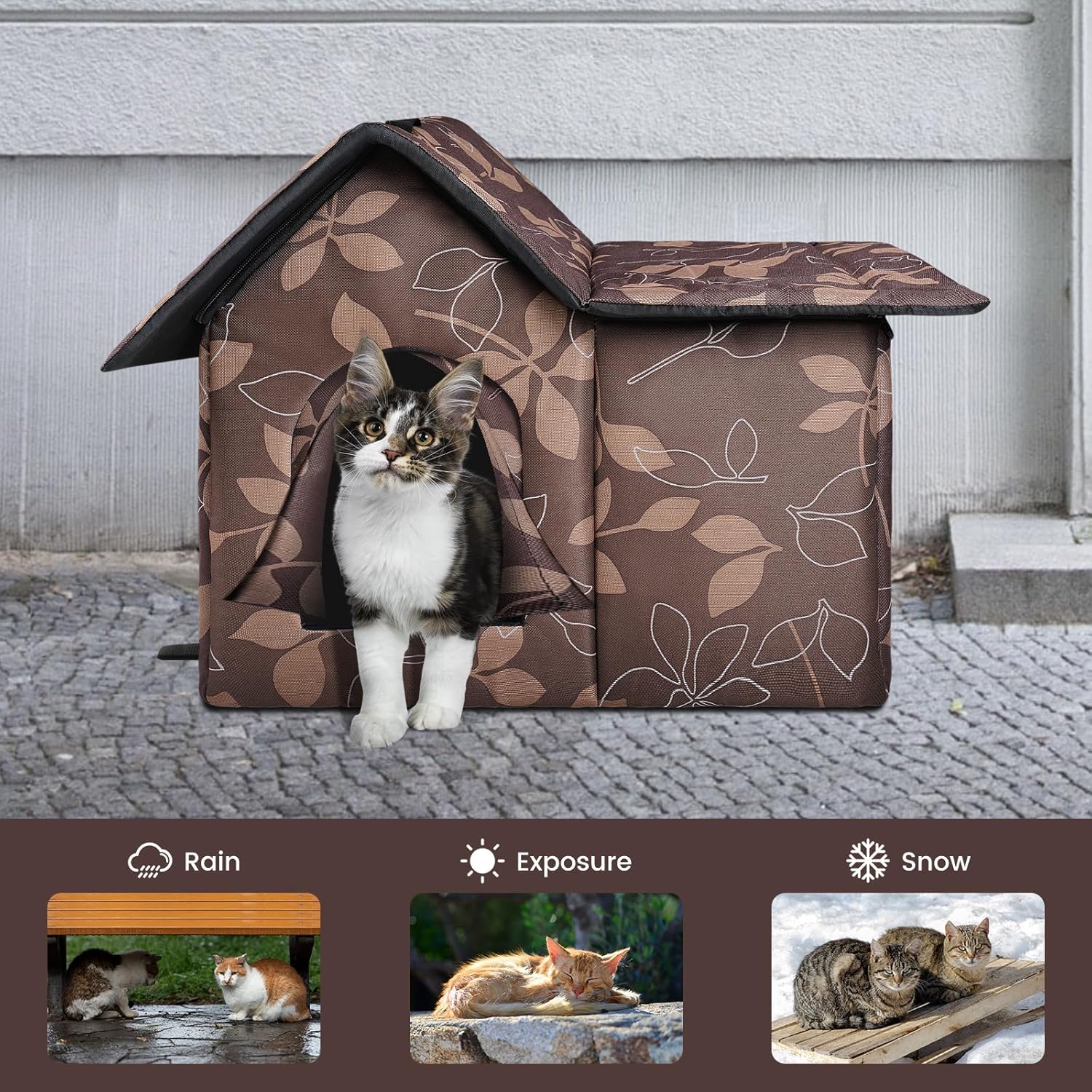 Thumbnail 5 de WHDPETS Casa para Gatos Cueva 40x45x45cm
