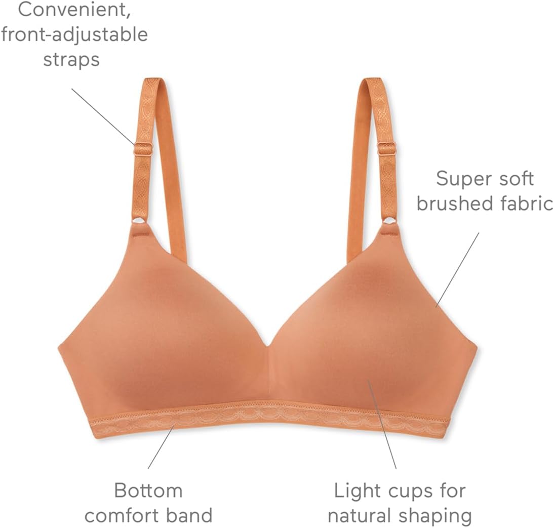 Detalle de Warner's Cloud 9 Wireless Lightly Lined Comfort Bra 1269