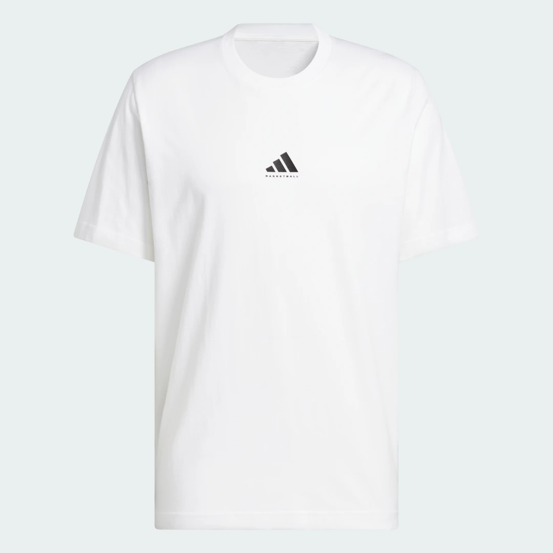 Thumbnail 3 de Camiseta Adidas Basketball Graphic — blanco