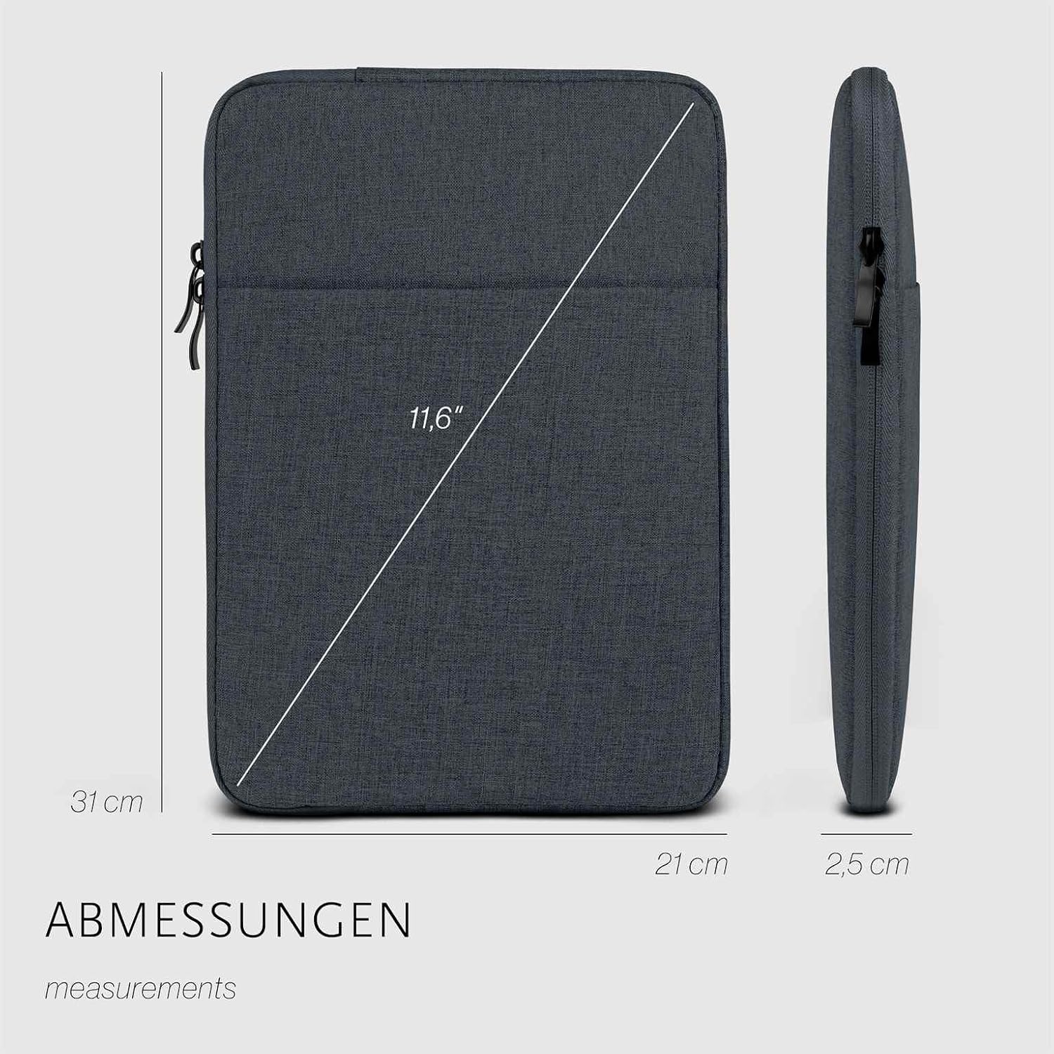 Thumbnail 5 de moex Dash Case DC-2338-DU-BLAU beschermhoes voor Galaxy Tab S10 Plus met rits