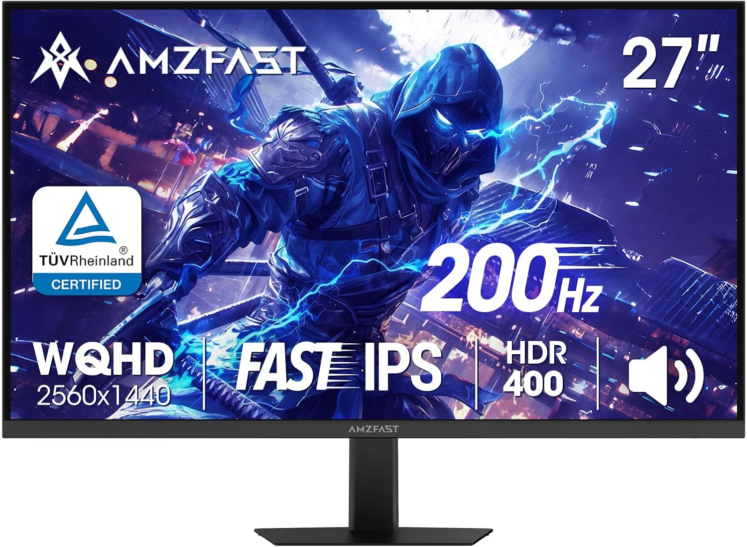 Detalle de Amzfast AMZG27F5Q Gaming Monitor 27 Zoll