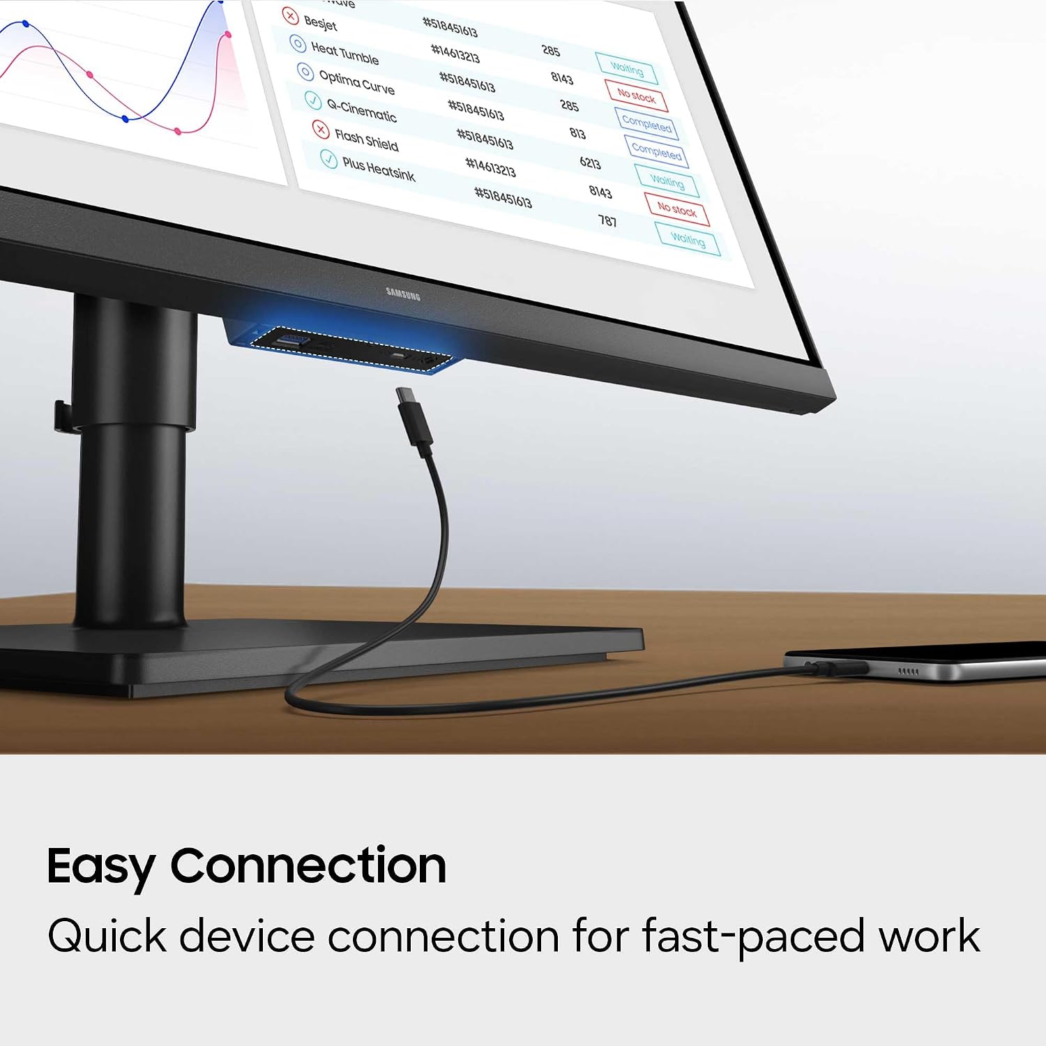 Detalle 2 de Samsung 32" ViewFinity S8 (S80UH): 4K UHD Performance with USB-C and Ergonomic Design