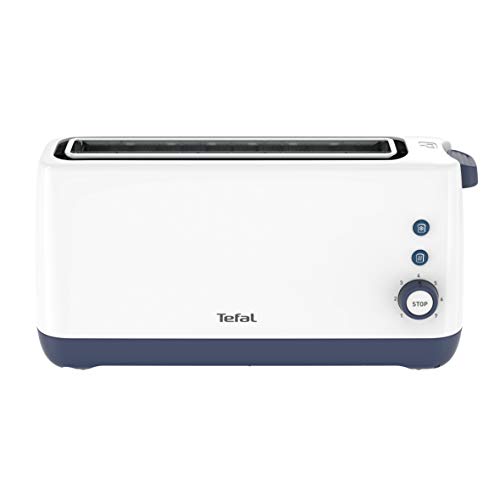 Detalle 2 de Tefal Grille-pain compact 1 fente extra-large 850 W – Blanc
