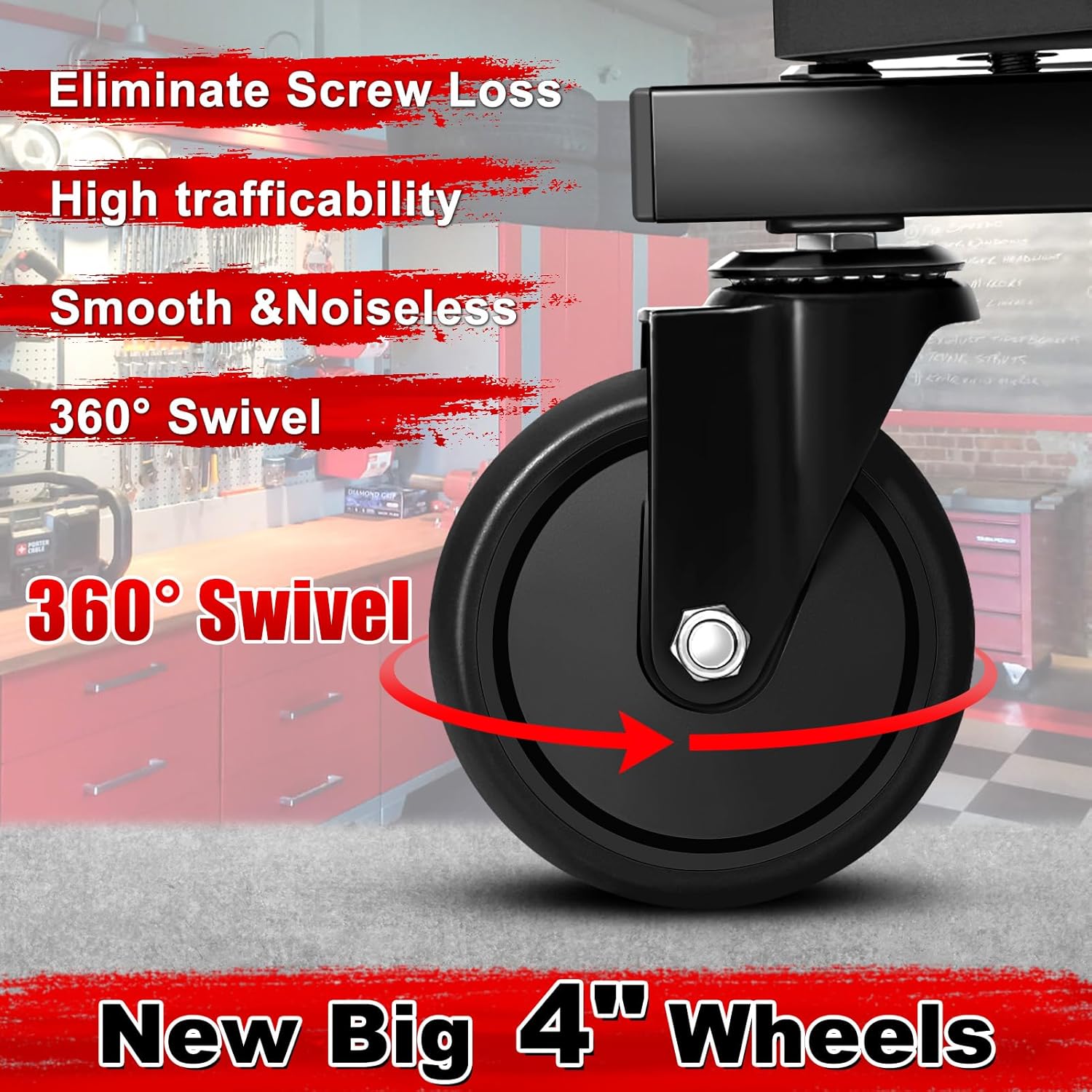 Thumbnail 5 de FREEKYROCK Rolling Stool 400 lbs