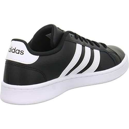 Detalle de Adidas Grand Court F36393 Herren Sneaker – Schwarz, EU 49 1/3