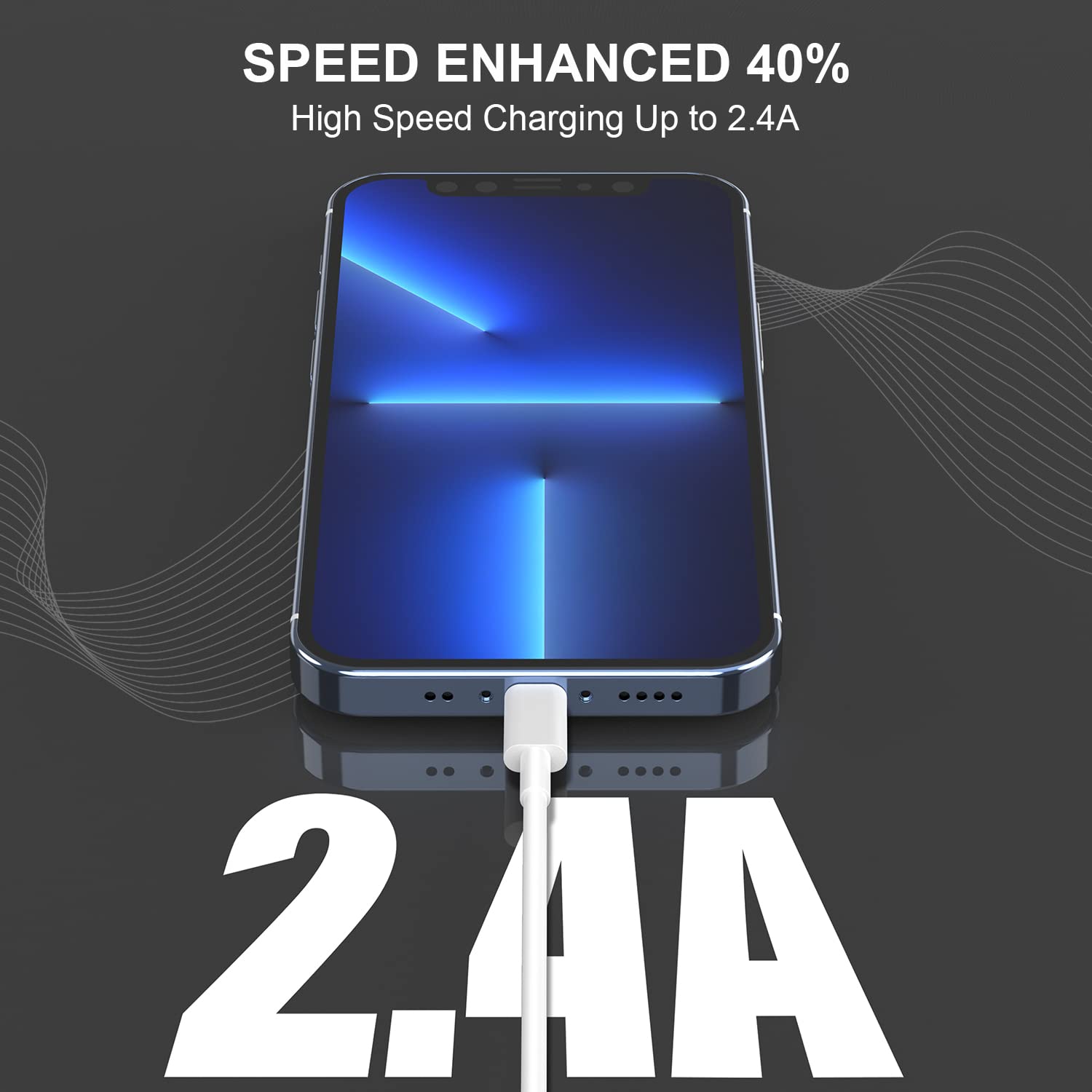 Thumbnail 2 de iPhone Charger 10 ft Cable