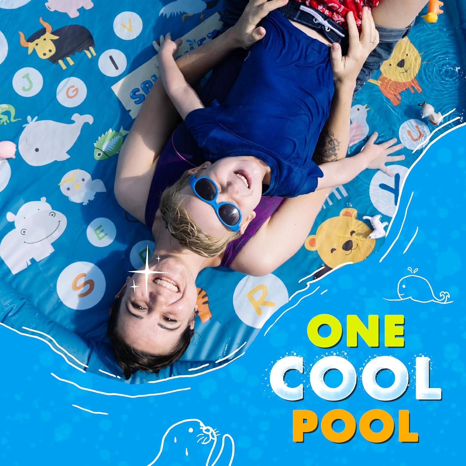 Thumbnail 5 de SplashEZ 3-in-1 Splash Pad Water Play Mat (Inflatable Kids Pool & Sprinklers) — 60 in