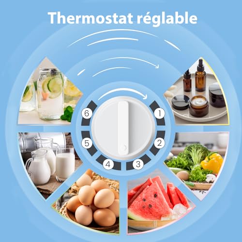 Thumbnail 2 de Comfee' RCD50WH2(E) 43 L – Mini Réfrigérateur avec Chiller Box, blanc